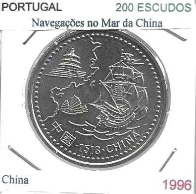 China - - - 200$00 - 1996 - - - - - Moeda