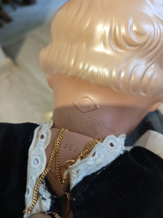 Lalka celuloid w dobrym stanie