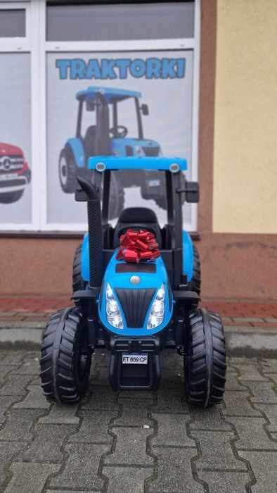 SKLEP! Traktor NEW HOLLAND dla dzieci WIELKI I MOCNY! autko el.