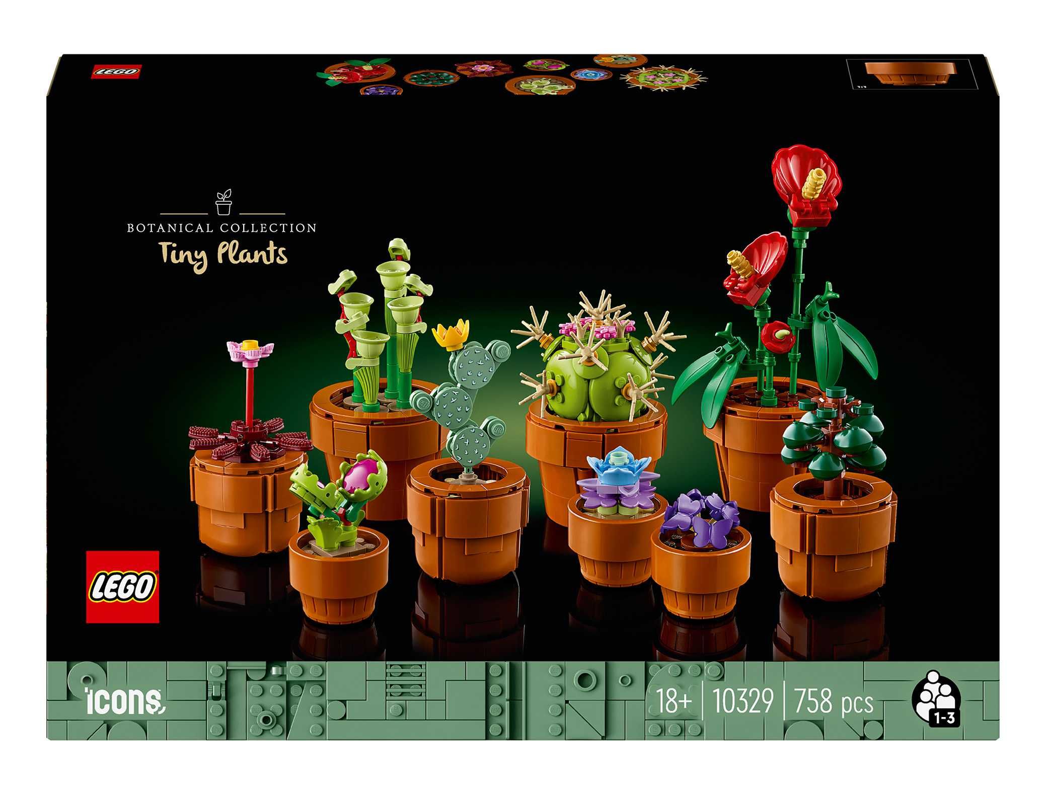 Новий Lego Creator Expert 10329 Botanical Tiny Plants рослини горщику