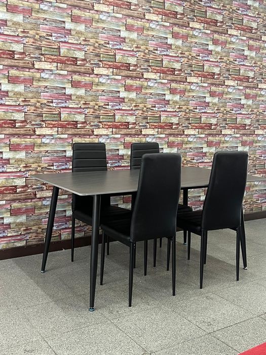 Mesa de jantar nova com 4 cadeiras - envio gratis