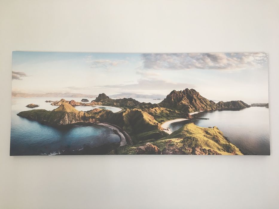 Obraz widok góry morze