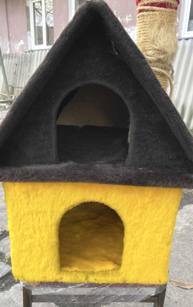 Продам кошачий домик-царапалка - кошкин дом.
