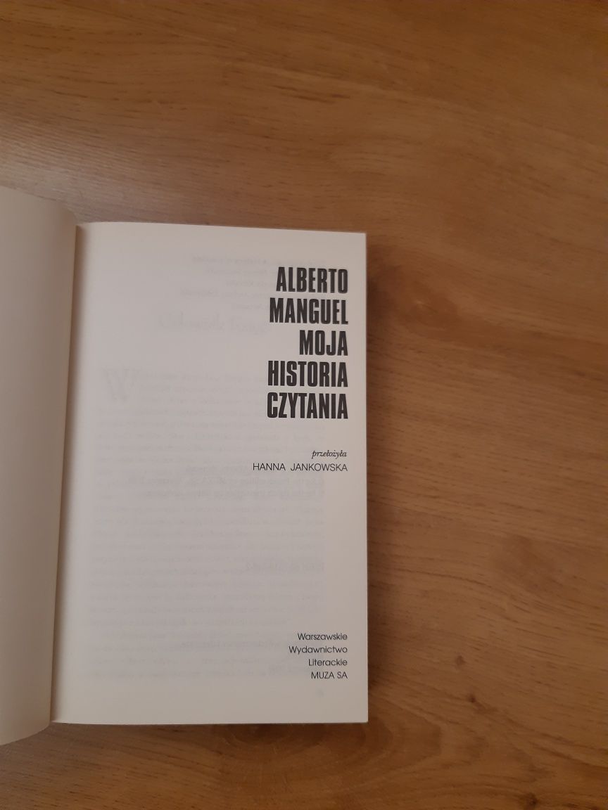 Moja historia czytania. Alberto Manguel