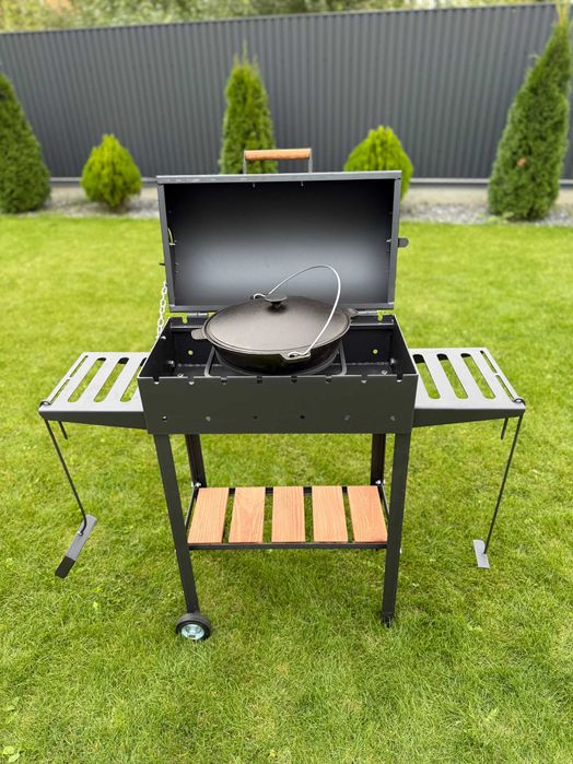 Мангал від виробника 4 мм на 8 шампурів! Зручна якість на 100%!