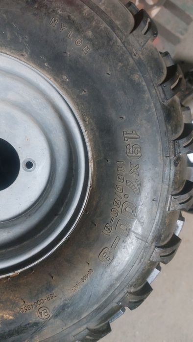 Шины на квадроцикл разноширокие комплект всборе 240/50 R8 180/80 R8