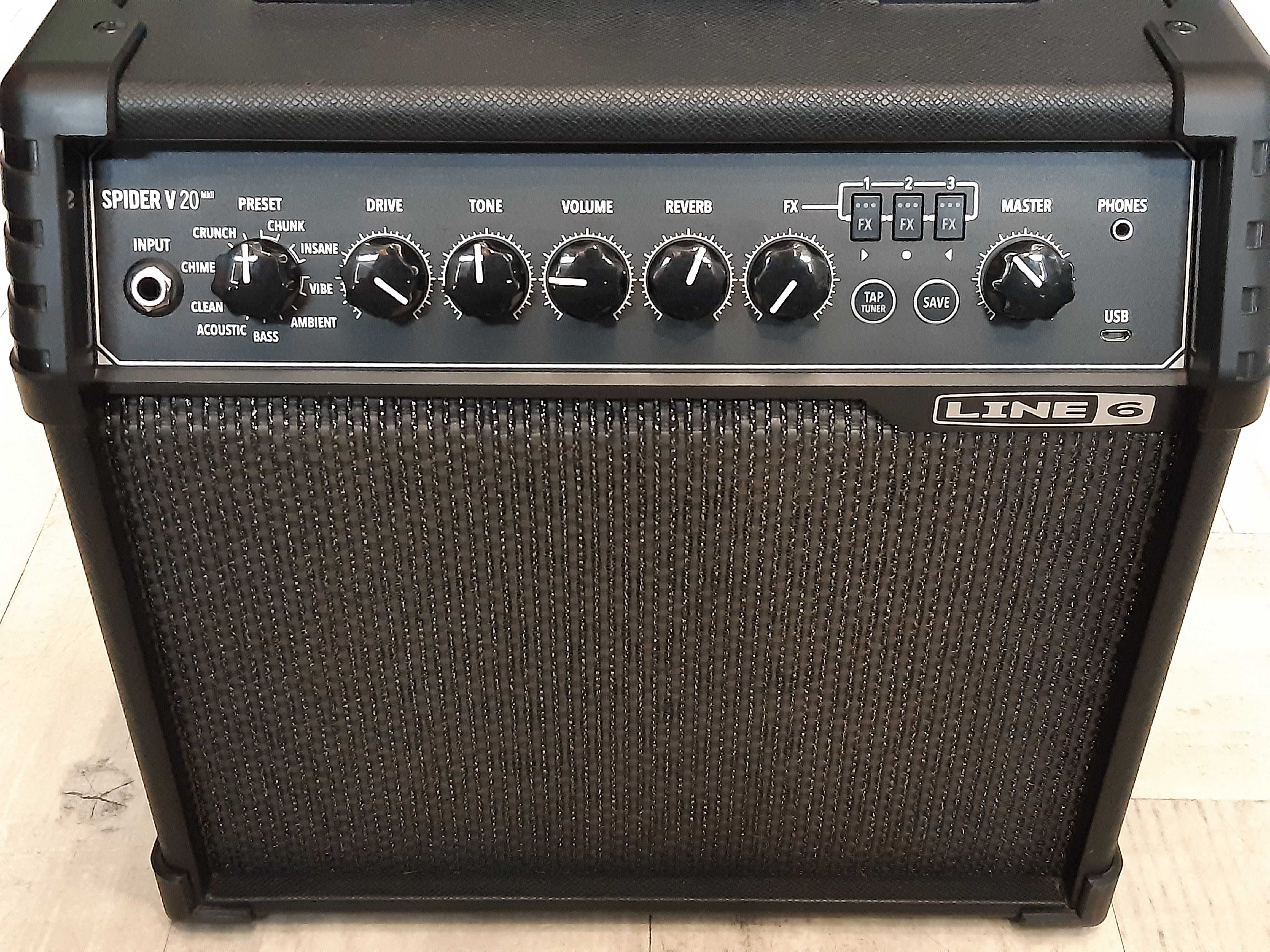 Wzmacniacz gitarowy LINE 6 SPIDER V 20 - combo-efekty - wysyłka Gratis