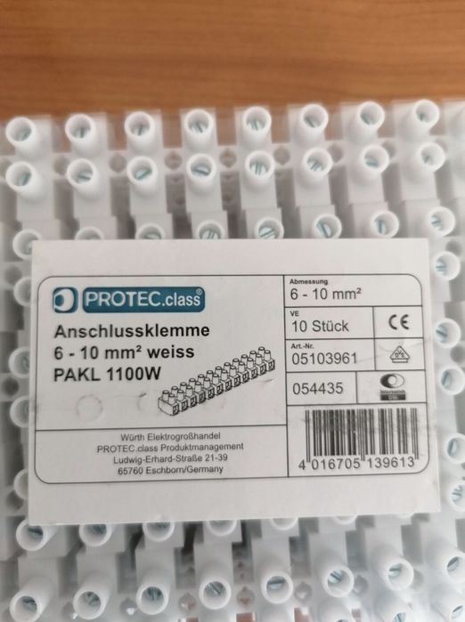 Listwy zaciskowe 6-10mm