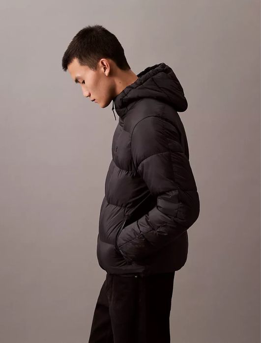 Новий оригінальний чорний чоловічий пуховик Calvin Klein розмір L XL