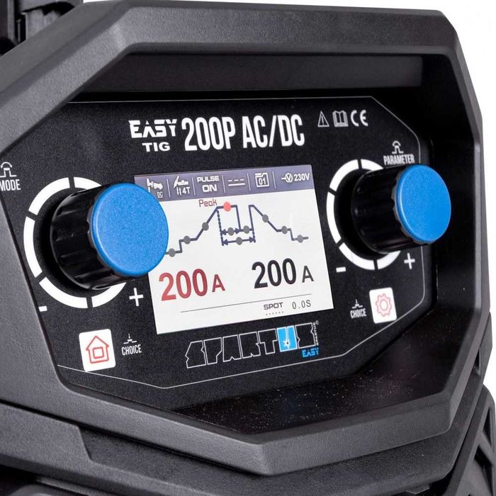 Spawarka TIG Spartus EasyTIG 200P AC/DC pakiet (zestaw)+TIG BOX