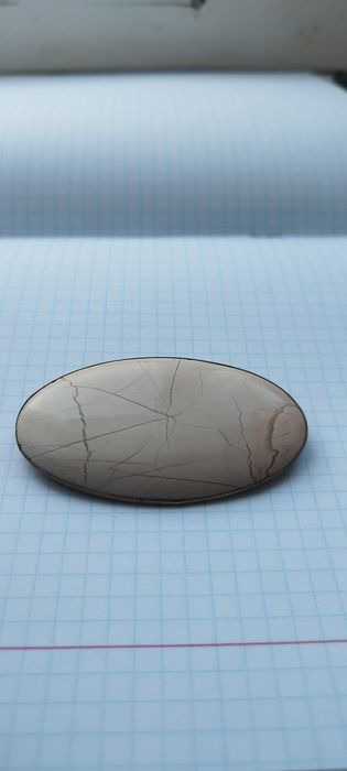 Старовинна велика брошка 7 см