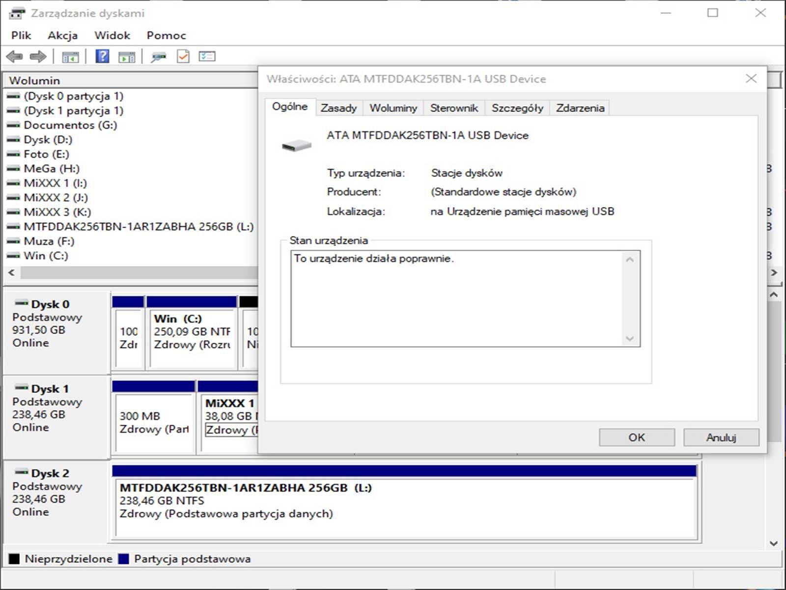 SSD 256GB Micron 1100