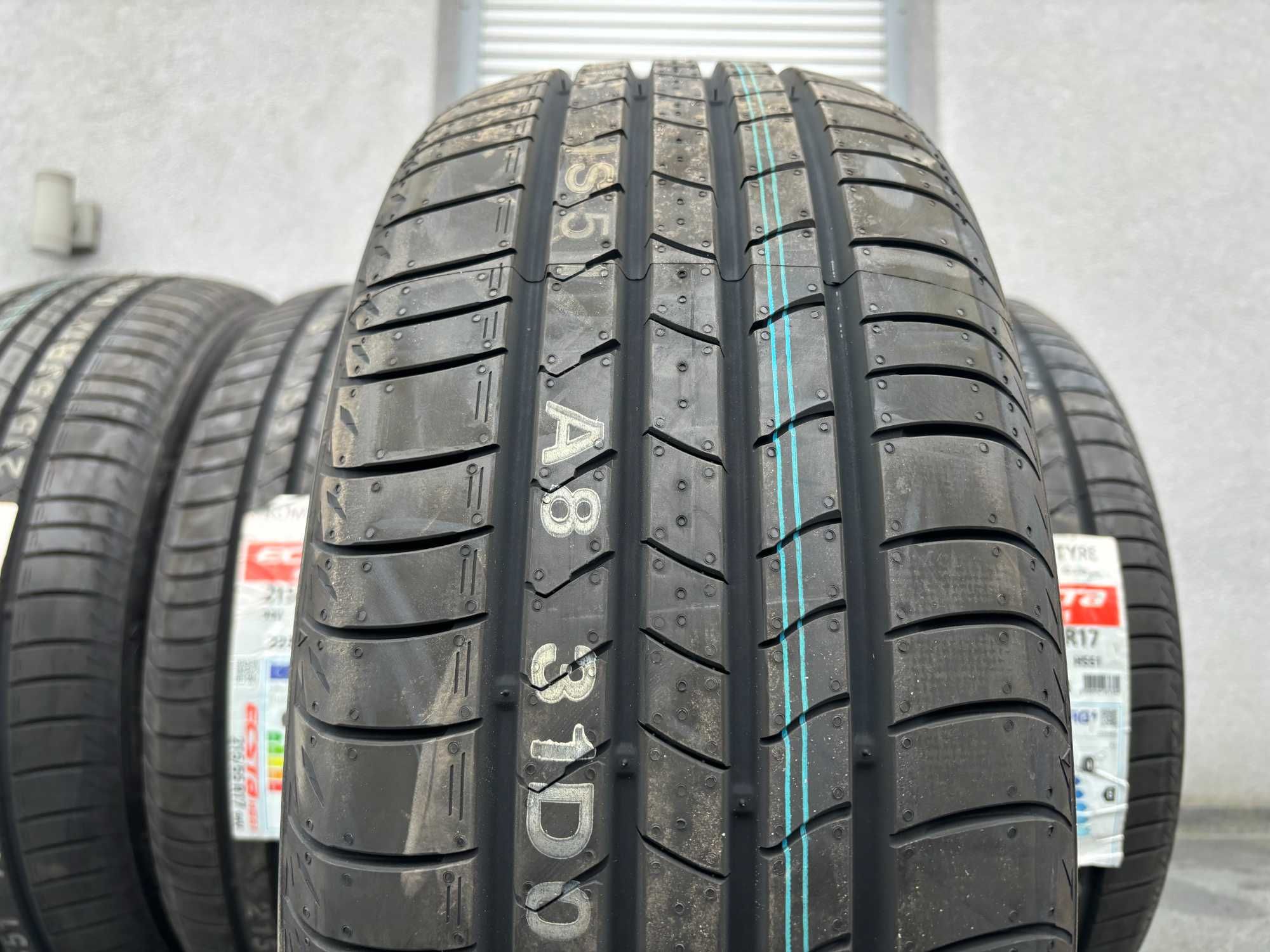 4szt letnie 215/55R17 Kumho Ecsta 94V C,B,71db Prosto z fabryki! gwar