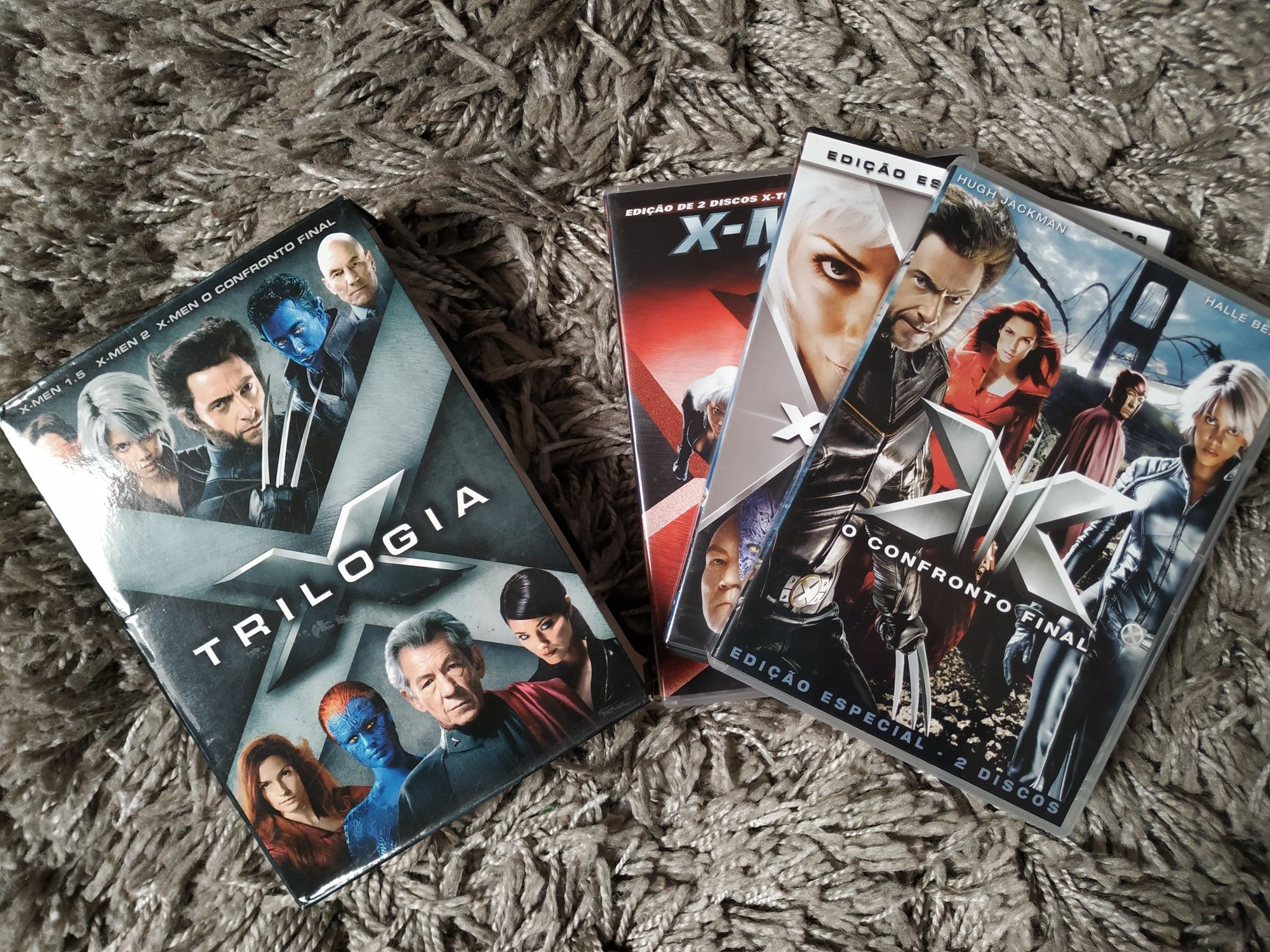 Trilogia "X-MEN", em DVD