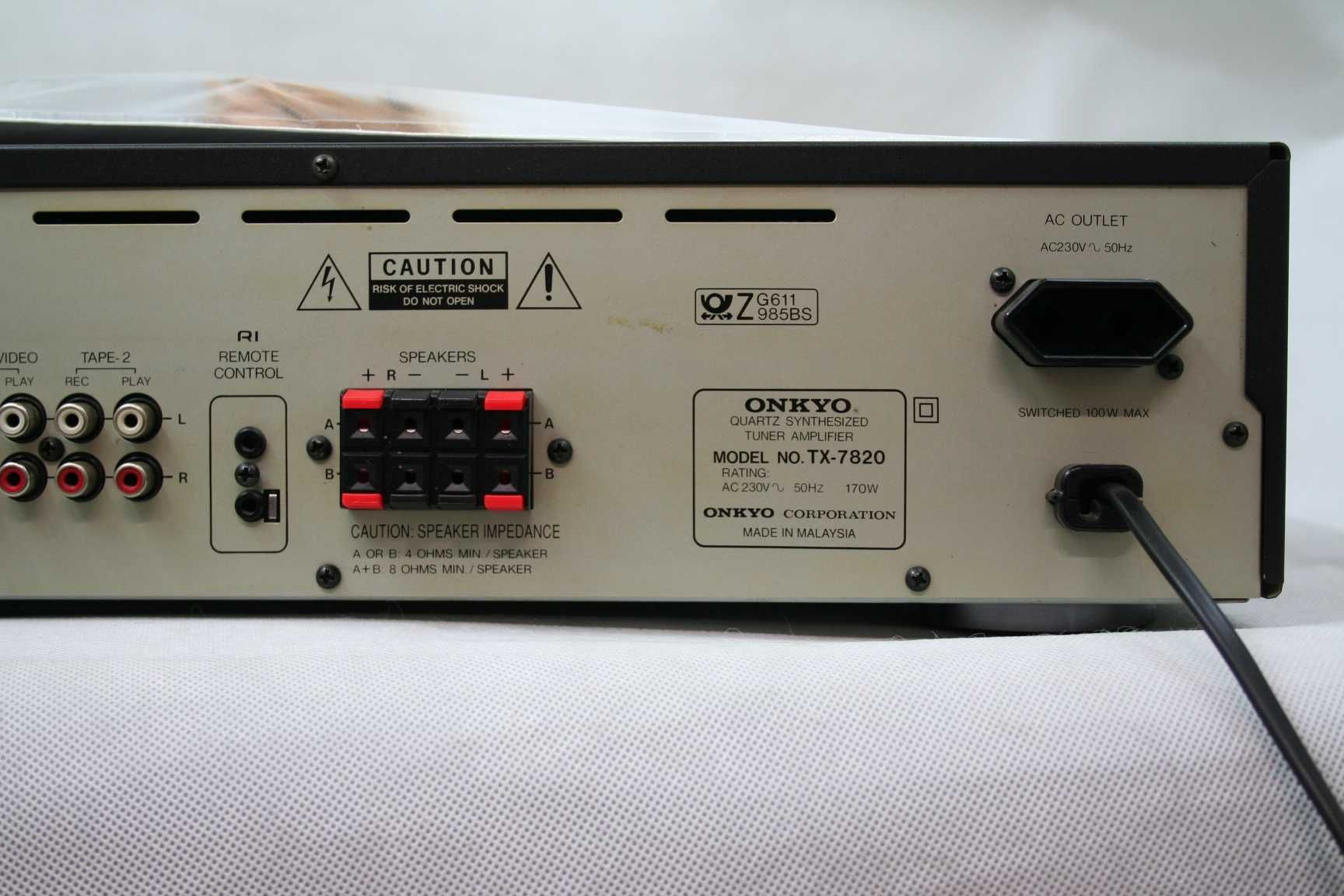 Amplituner ONKYO TX-7820 |2x50W|PILOT|INSTRUKCJA