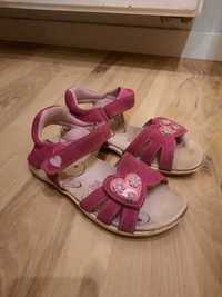 buty sandały sandałki dla dziewczynki różowe fuksja letnie na lato