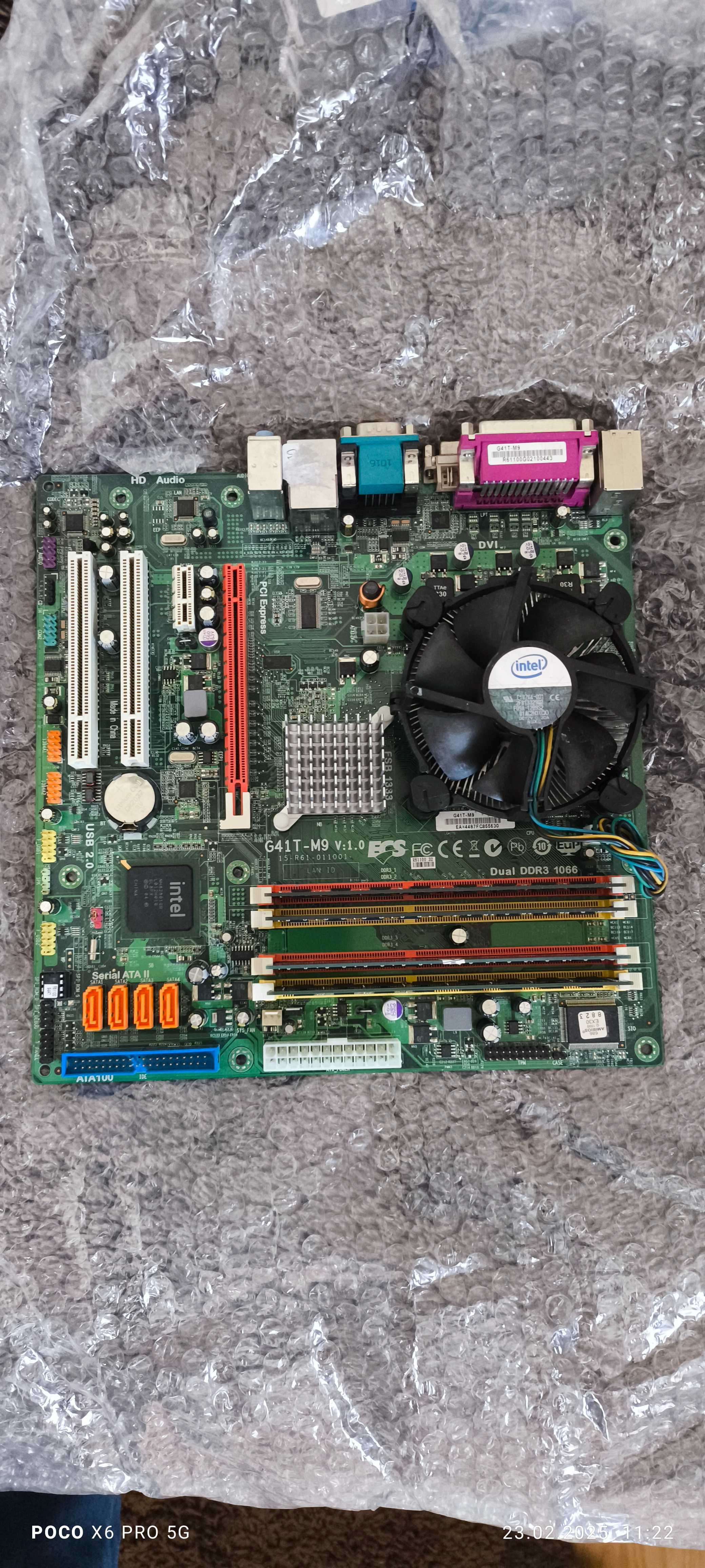 Материнська плата ECS G41T-M9 v1.0 s775