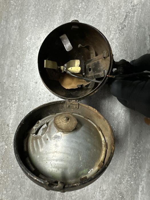 Stara lampa do roweru rowerowa Hackel