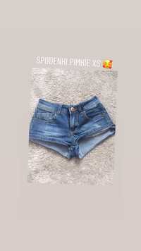 Spodenki szorty Xs 34 krótkie spodenki jeansowe jeans PIMKIE