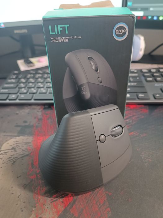 Мышь Logitech Lift Vertical Ergonomic  Graphite