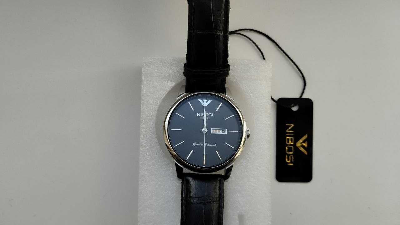 Мужские кварцевые наручные часы NIBOSI с японским механизмом