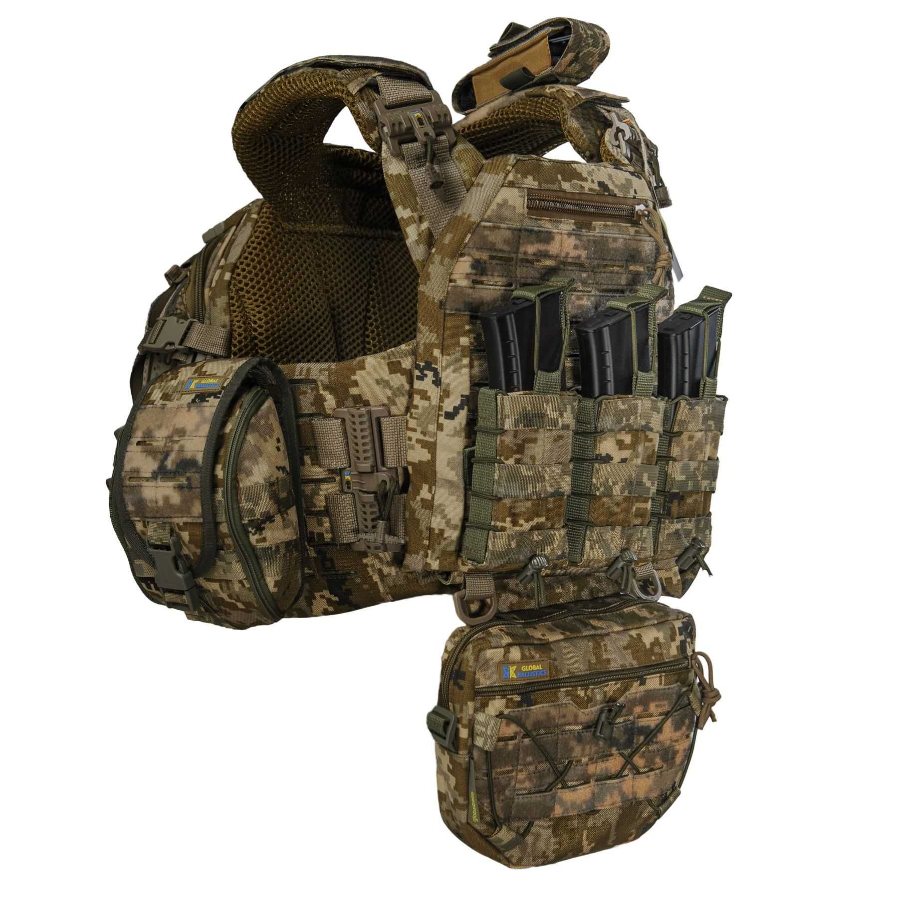Плитоноска BOGUNKA (Warmor Gen.5 PRO MAX), Піксель ММ14. Україна.