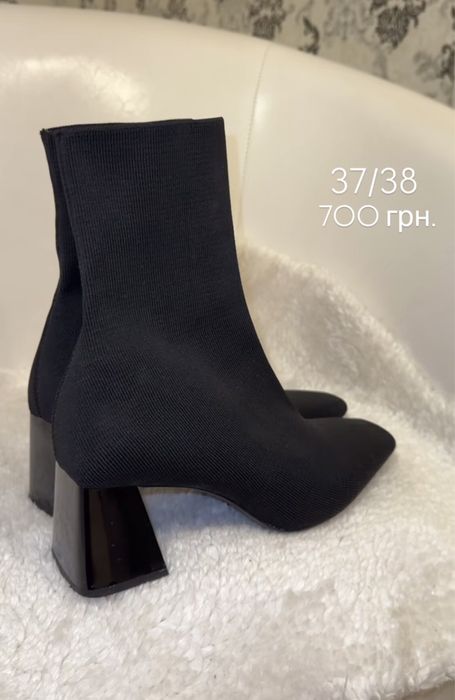 Ботильони Zara  , ботінки на каблуку