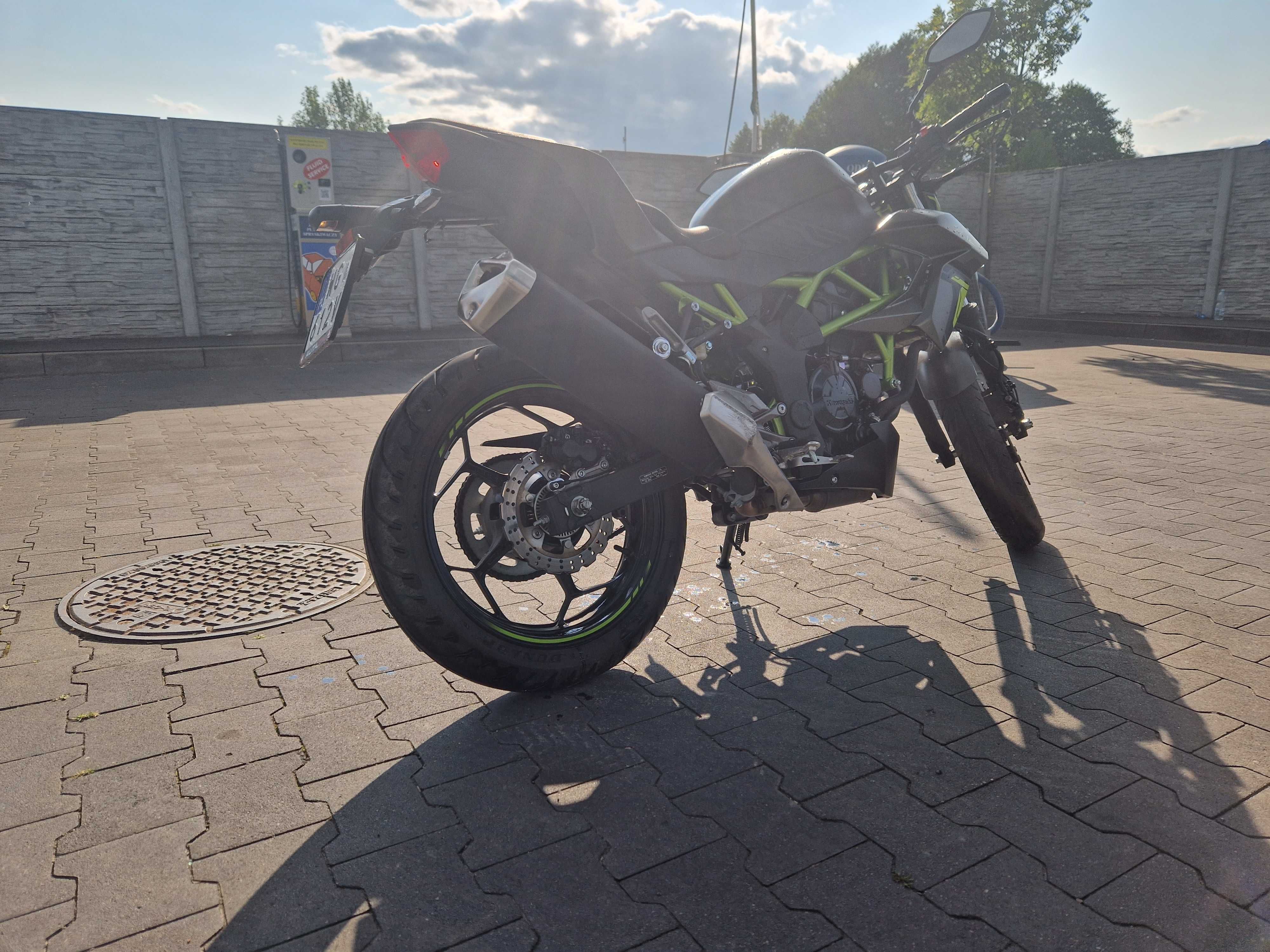 Kawasaki z125 ABS,  2024r. 3200km, Kat.B!