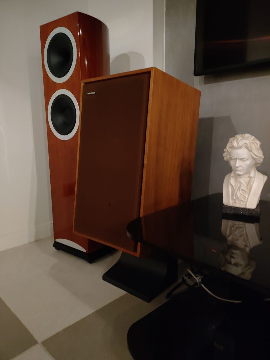 Vintage głośniki kolumny retro Pioneer CS-E530 petardy lux