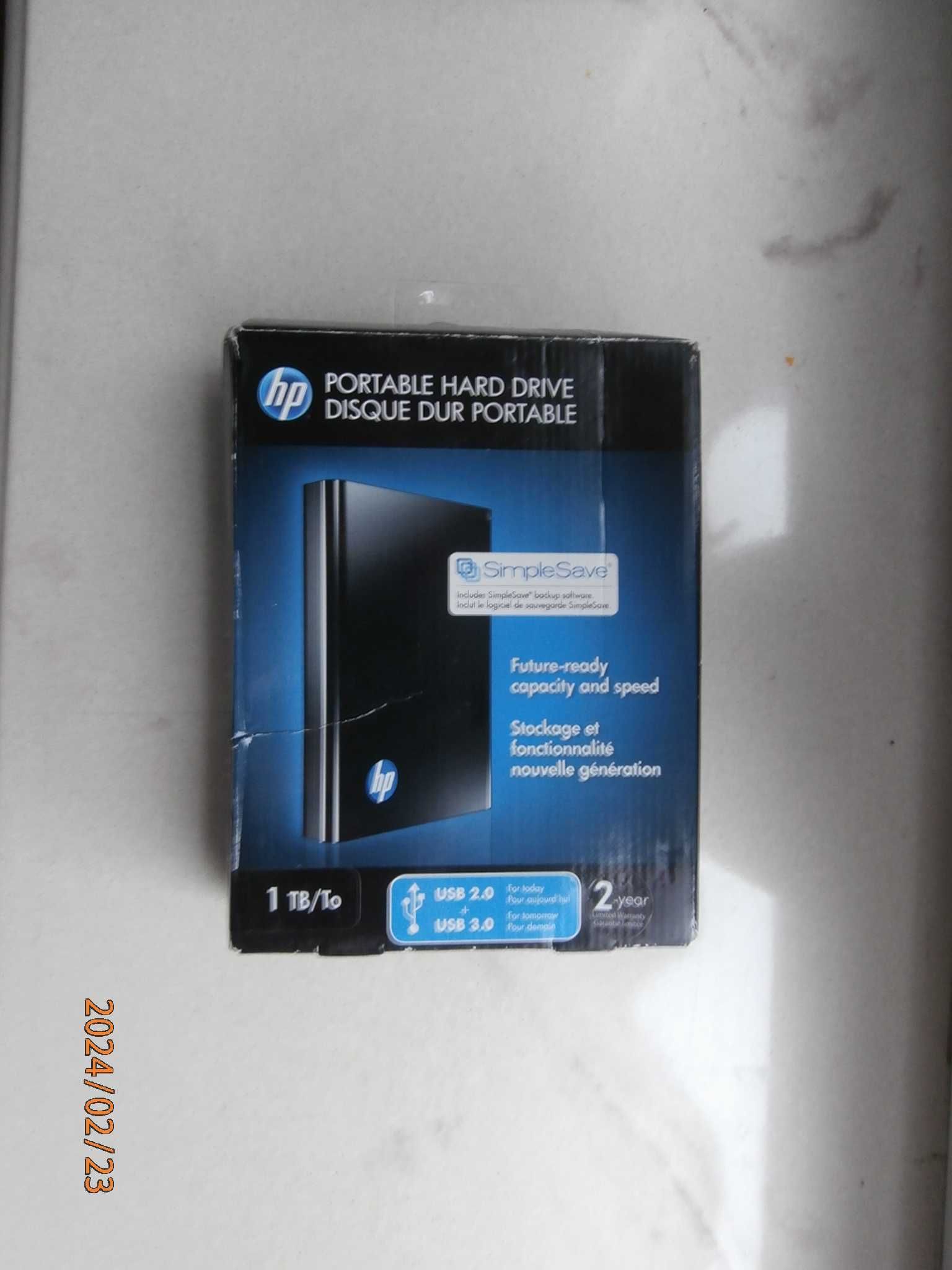 Dysk HDD HP 1TB 2,5" SATA III - zewnętrzny, używany