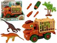 Transporter Dinozaur Do Rozkręcania Pomarańczowy