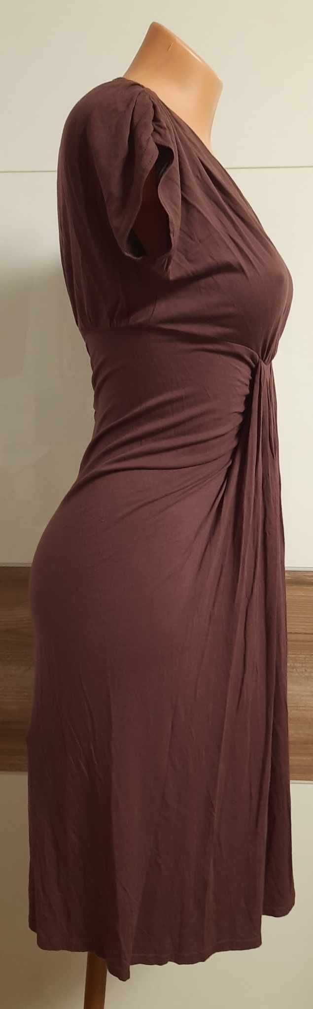 czekoladowa sukienka ATMOSPHERE rozmiar 36-38