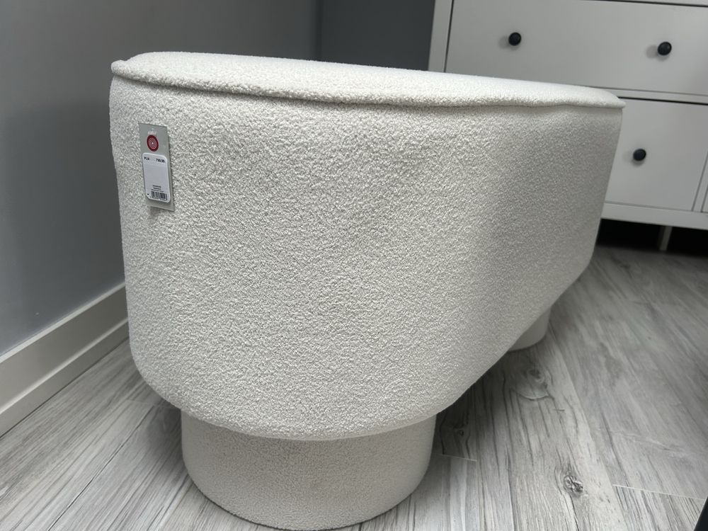 Biała pufa home&you puf hispop