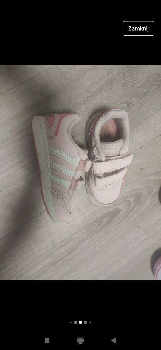 Converse adidas Pepa zestaw butów dla dziewczynki roz 22/23