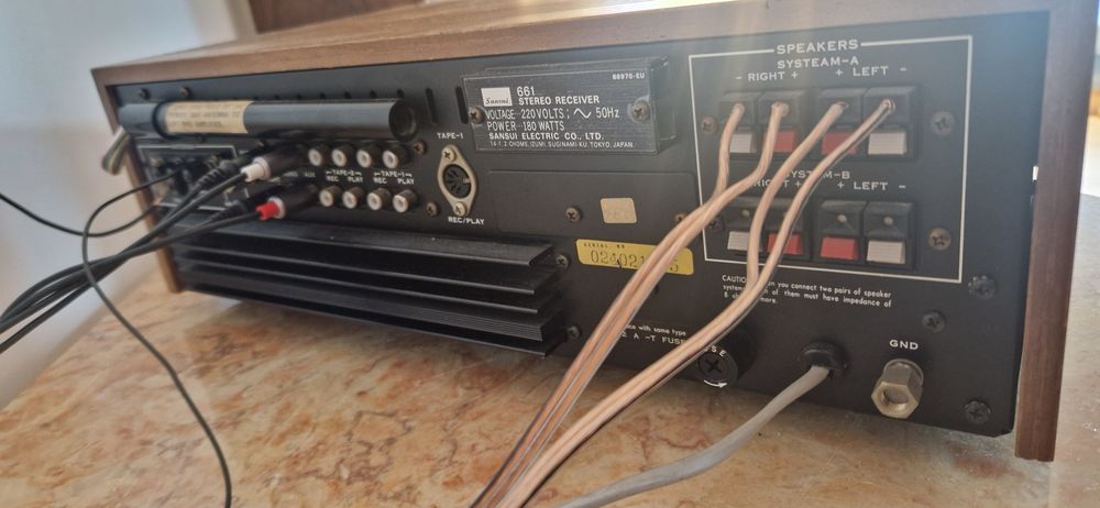 Sprzedam amplituner Sansui 661 - klasyk w świetnym stanie!