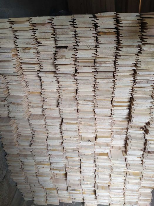 Вагонка дерев'яна підлога фальшбрус  імітація бруса