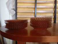 Conjunto de 12 pratos de sopa e almoço