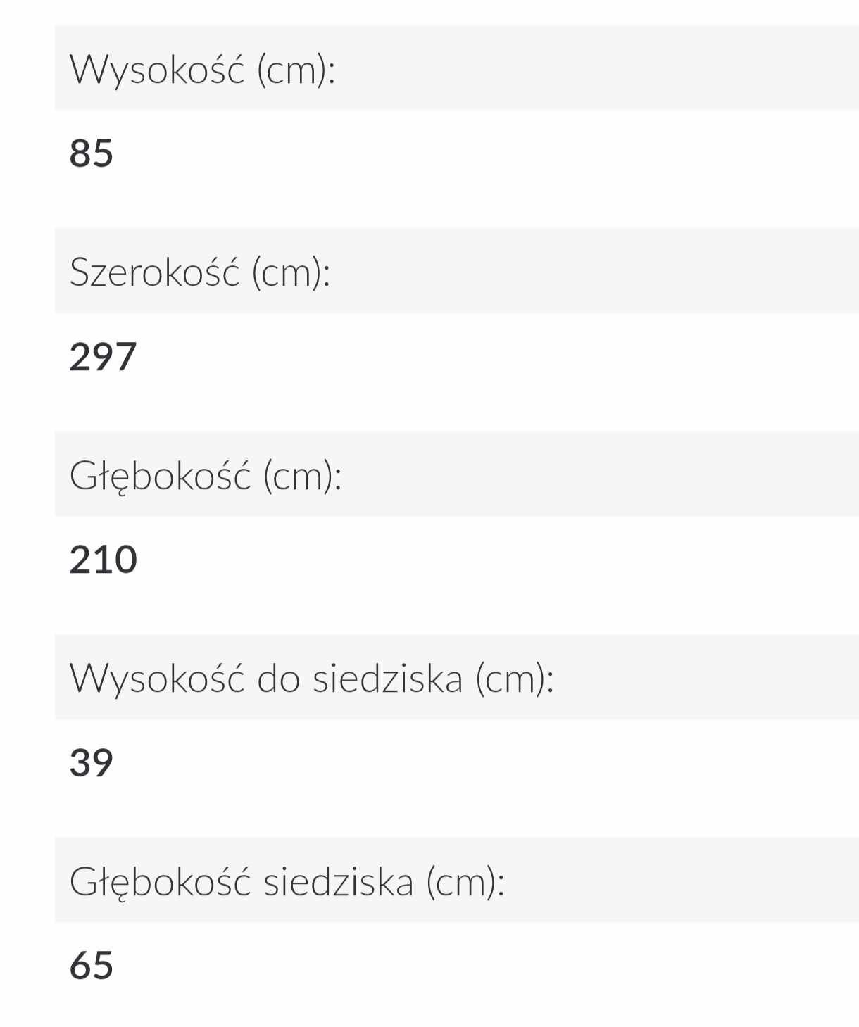 Narożnik z funkcją spania