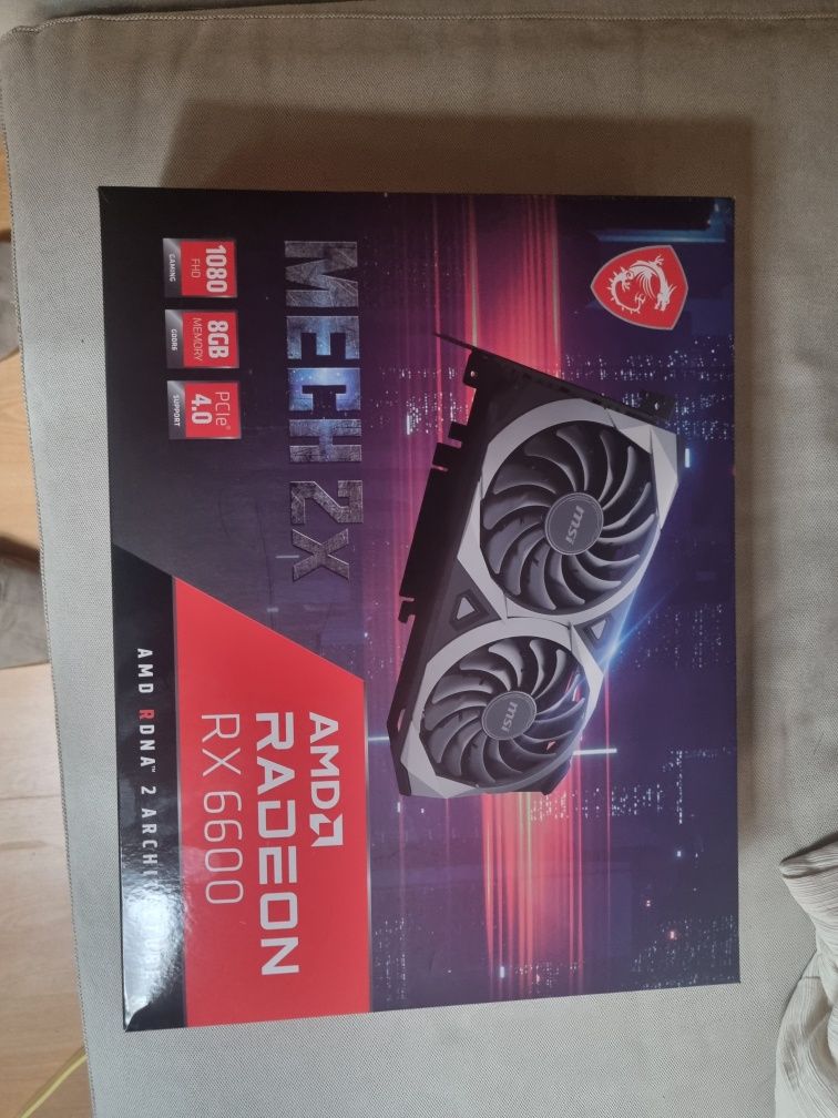 RX 6600 8GB nova