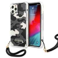 Guess Etui Camo Collection dla iPhone 12/12 Pro 6,1" - Czarny