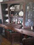 Movel sala c/ mini-bar e cristaleira