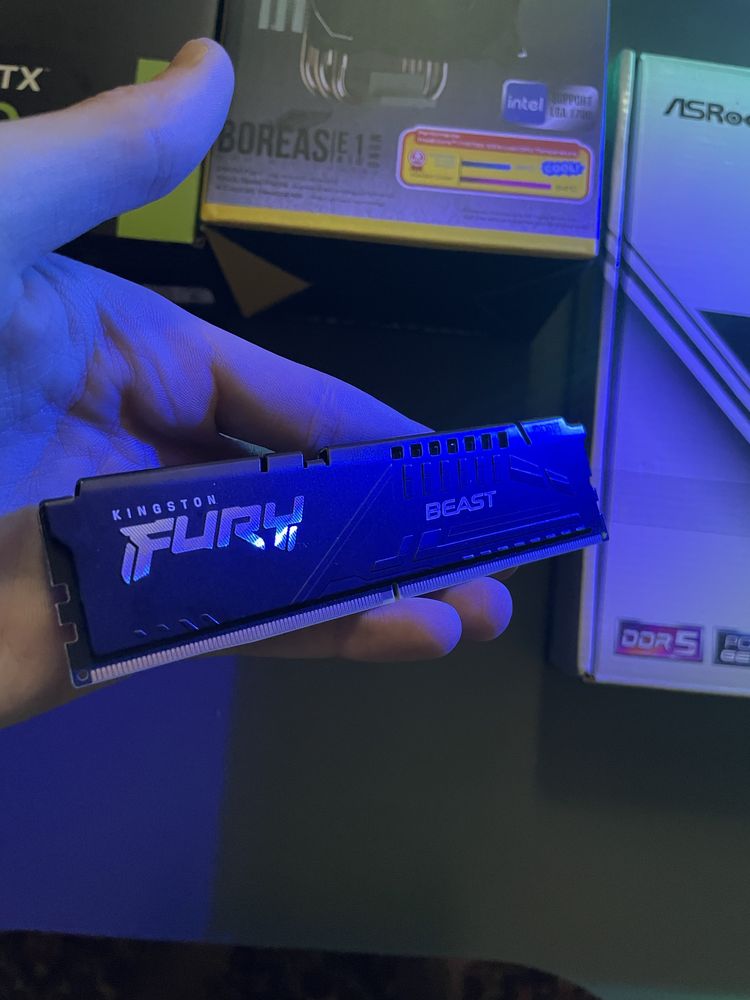 Оперативная память Kingston FURY Beast DDR5 16GB 6000MHz (бел)ГАРАНТИЯ