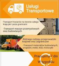 Usługi Transportowe  •  Przeprowadzki