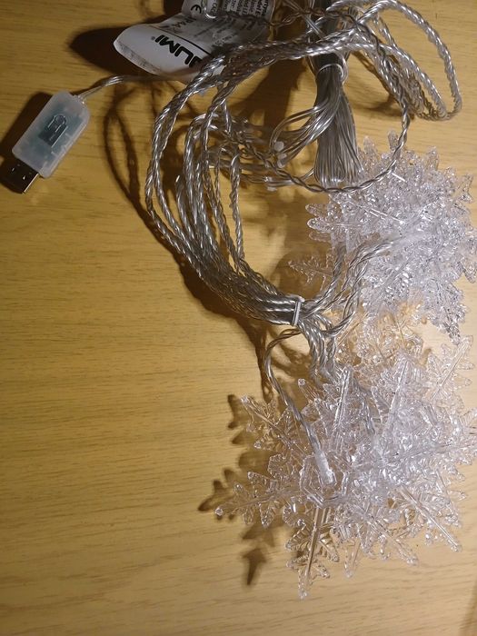 Świąteczne lampki LED pod USB