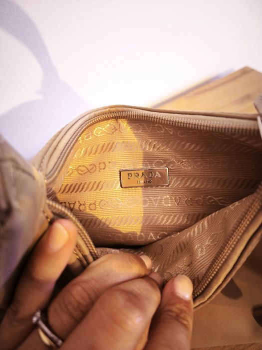 Mala Prada bege nova