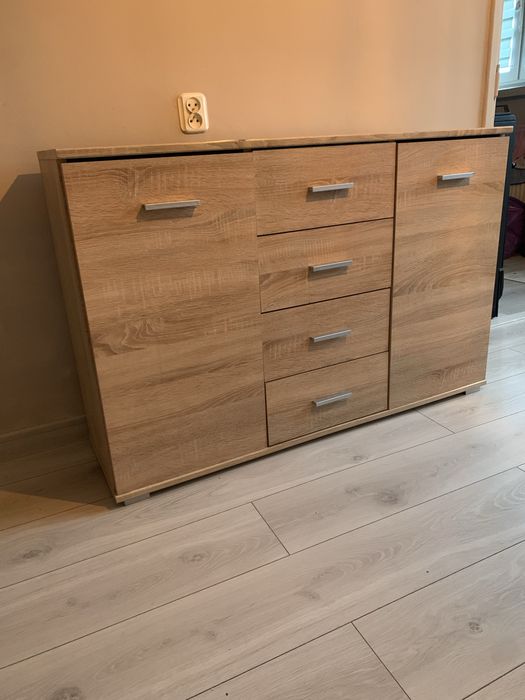 Szafka komoda z szufladami dąb sonoma