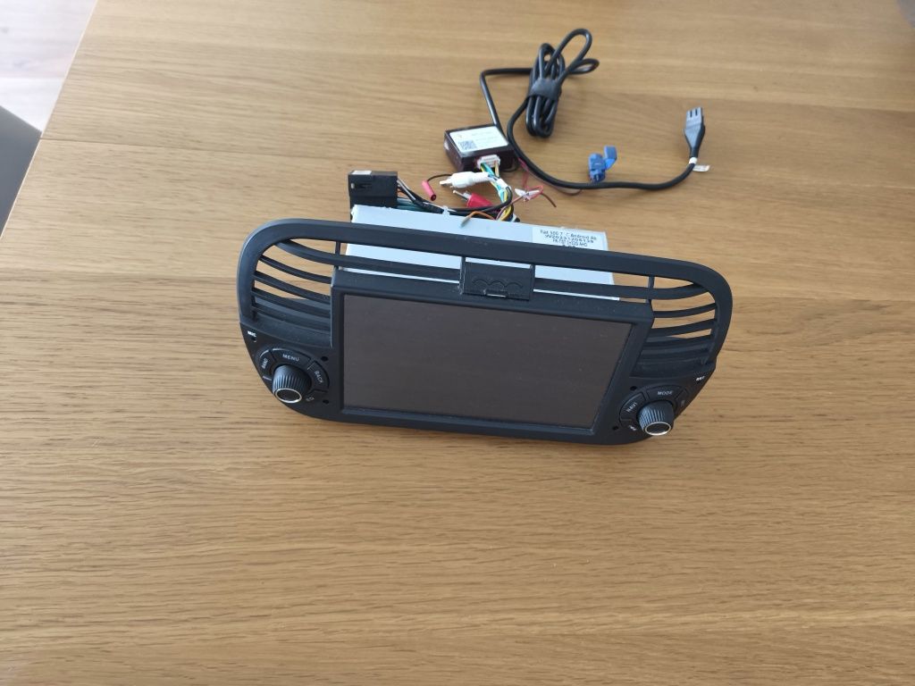 Rádio Android 7" Fiat 500