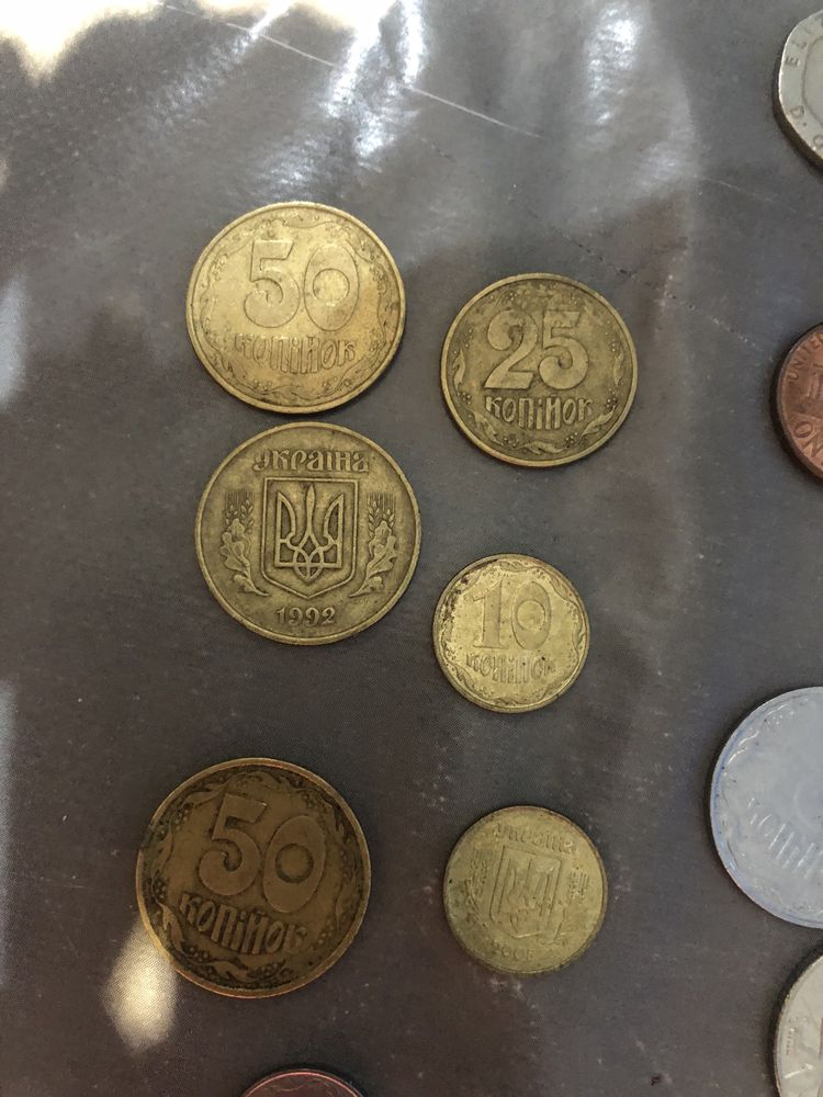 Varias moedas para coleção