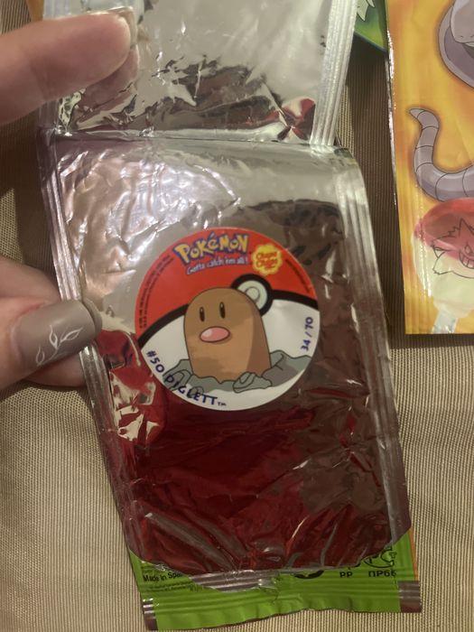 Autocolantes pokemon 1998