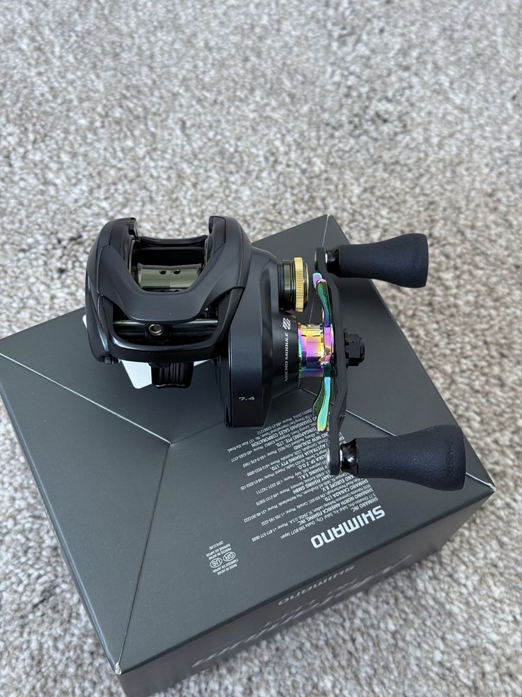 Shimano Curado 201 HG 7.4. Кастингова риболовна котушка